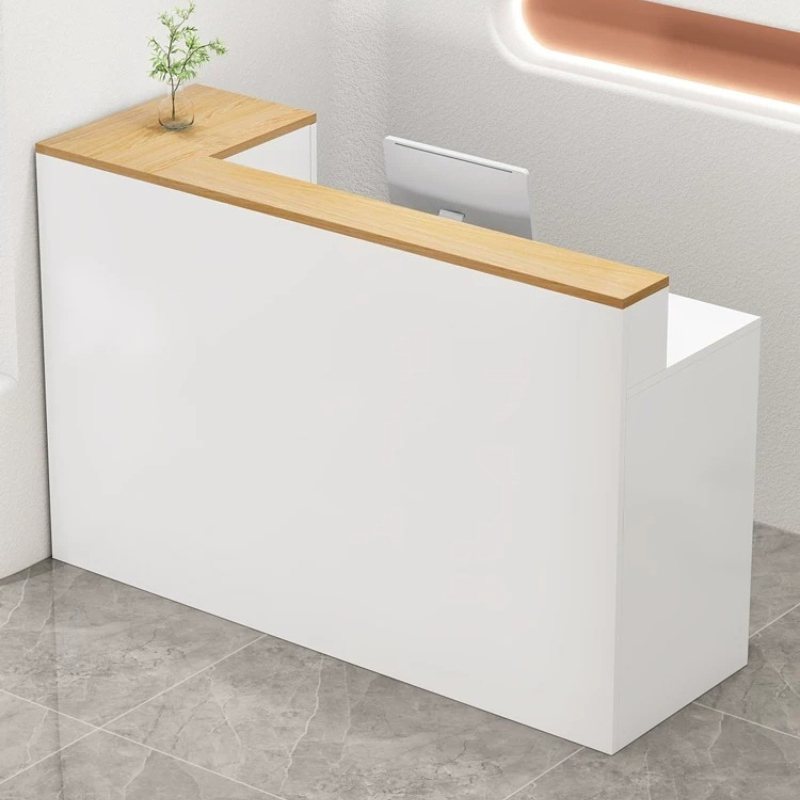 Woodworking Institute - Mostrador de Recepción Moderno y Elegante,