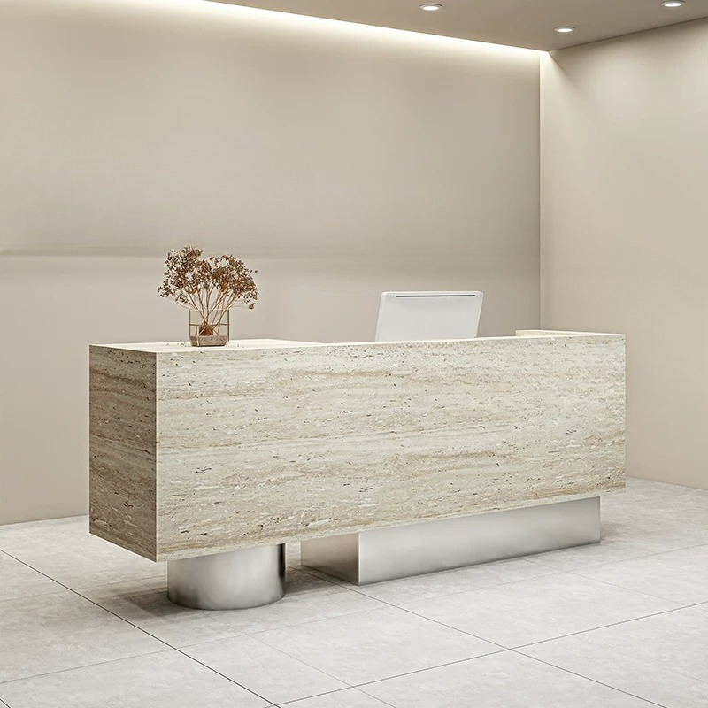 Woodworking Institute - Mostrador de Recepción para Peluquería, Mesa