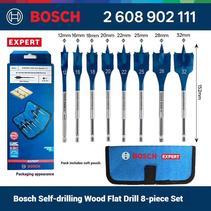 Woodworking Kit - Juego de brocas de expansión Bosch