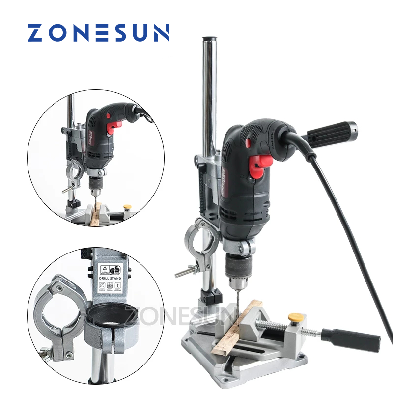 ZONESUN Soporte fijo para tala - Woodworking Drills reseña y precio