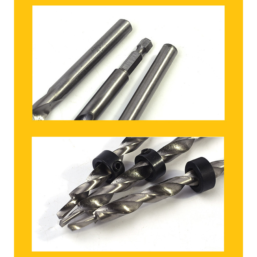Broca de cabeza avellanada con - Woodworking Drills reseña y precio