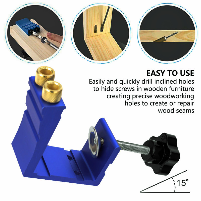 Kit de 47 piezas para taladrar - Woodworking Hacks reseña y precio