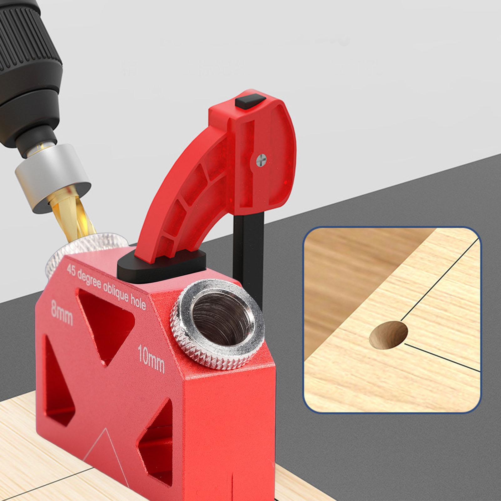 45 °   Localizador de ángulos  - Woodworking Hacks reseña y precio