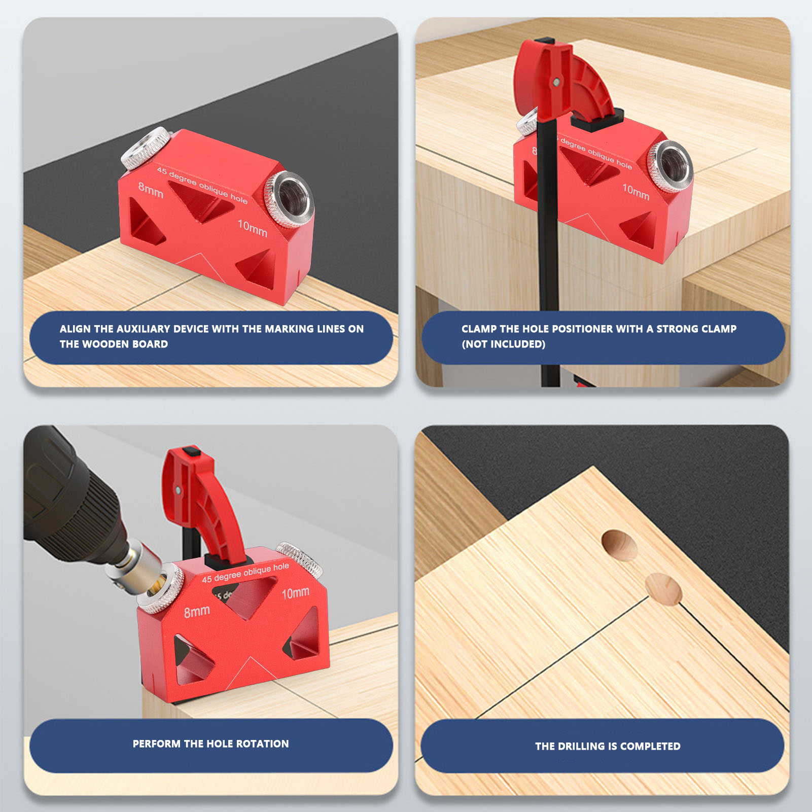 45 °   Localizador de ángulos  - Woodworking Hacks reseña y precio