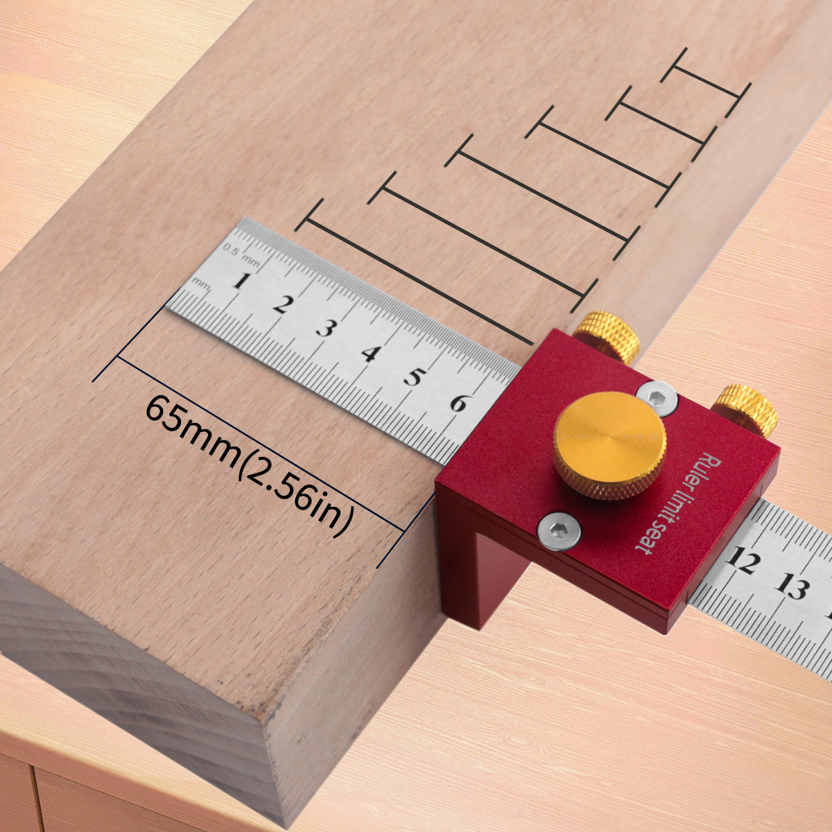 Regla de trazado de 30cm/12 pu - Marking Gauge Tool reseña y precio