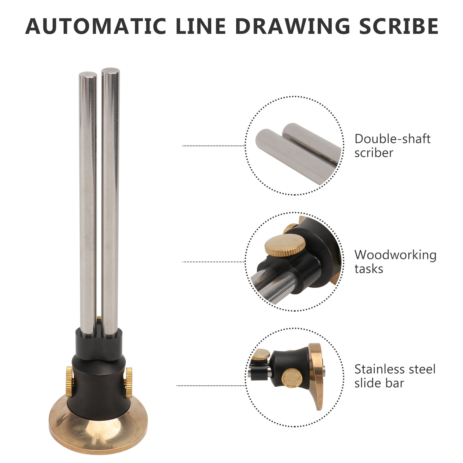 Medidor de precisión de acero  - Marking Gauge Tool reseña y precio