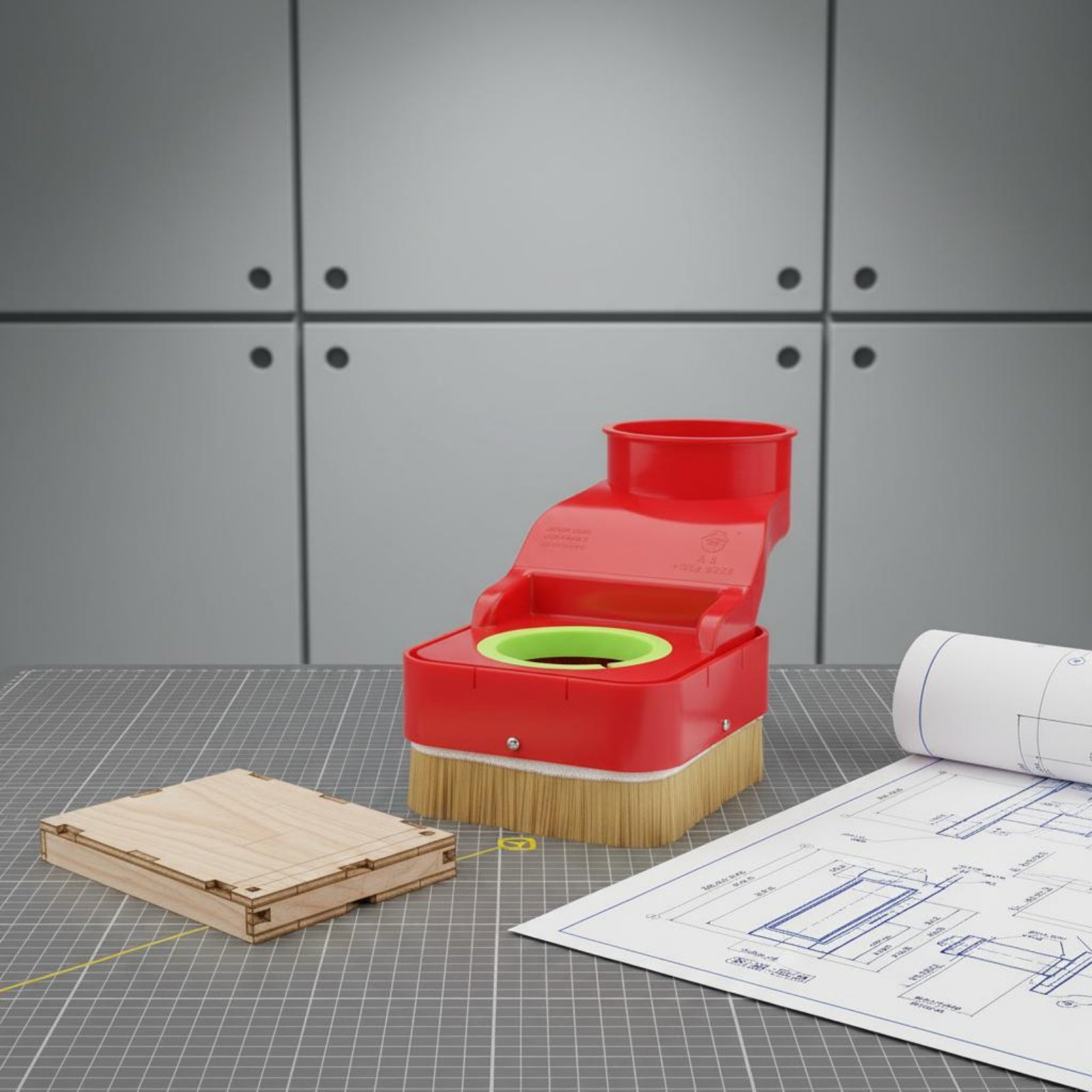Cubierta antipolvo para router - Woodworking Shoes reseña y precio