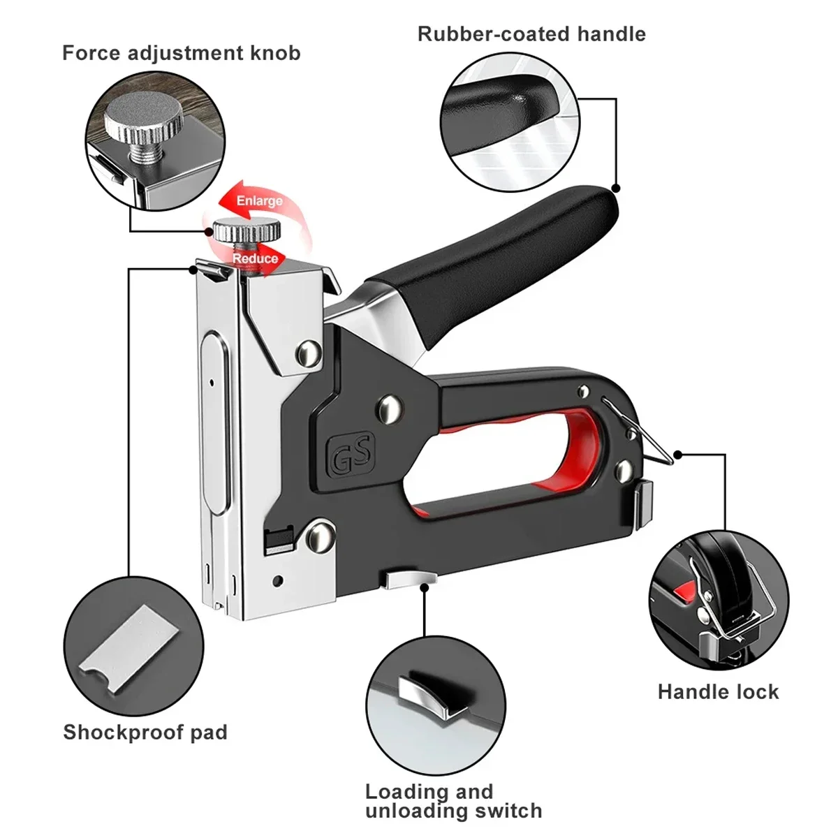 Pistola de Clavos Manual 4 en  - Woodworking Ebook reseña y precio