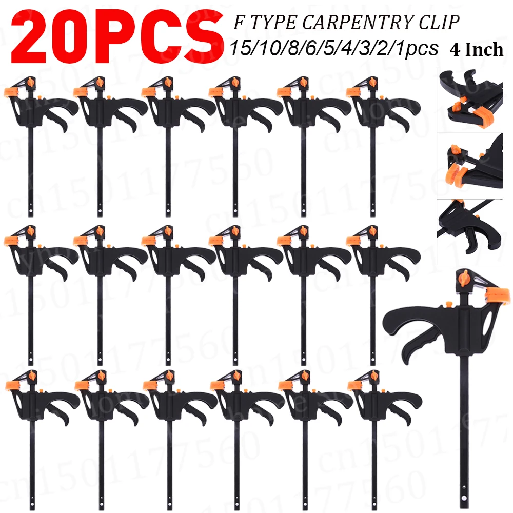 Abrazadera de madera tipo F de - Woodworking Z Clips reseña y precio