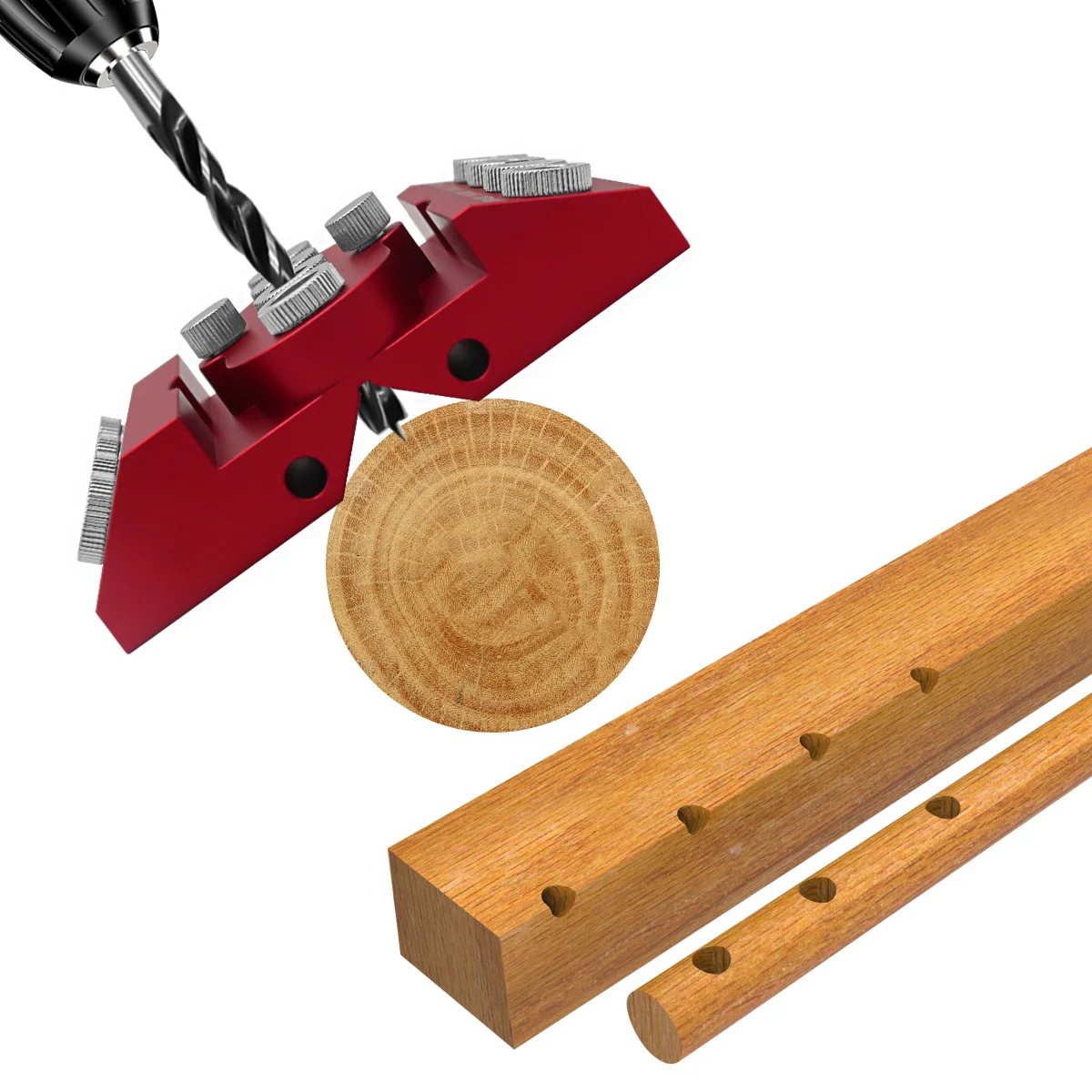 Guía de taladro en ángulo de a - Woodworking Hacks reseña y precio