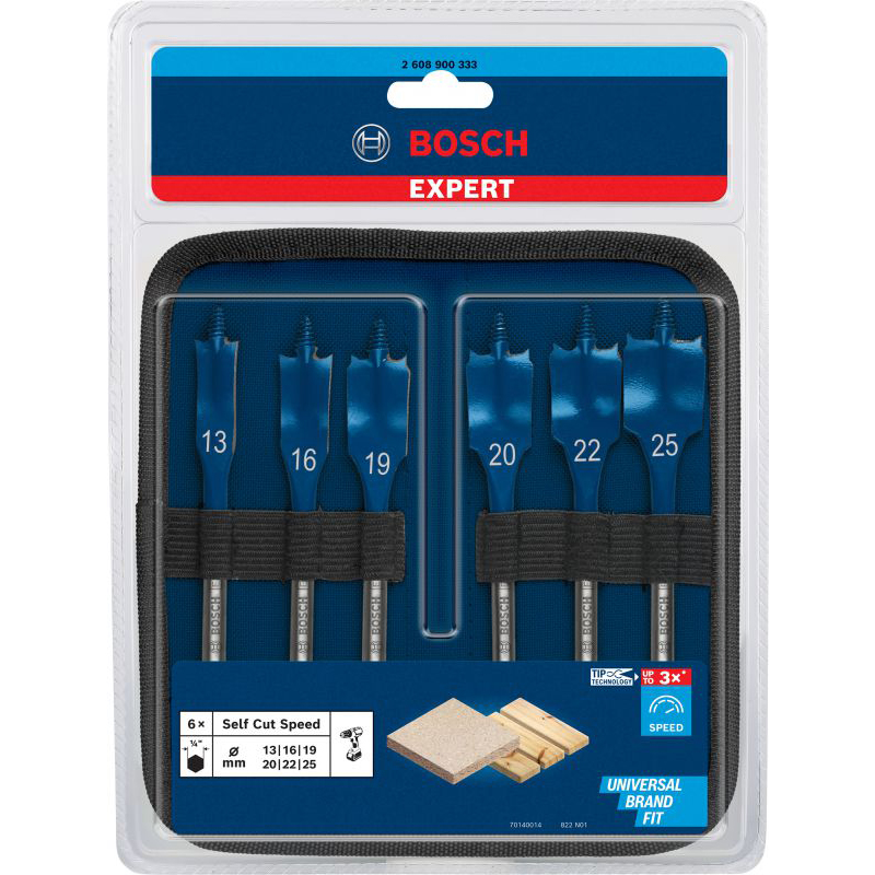 Juego de brocas de rosca plana - Woodworking Drills reseña y precio